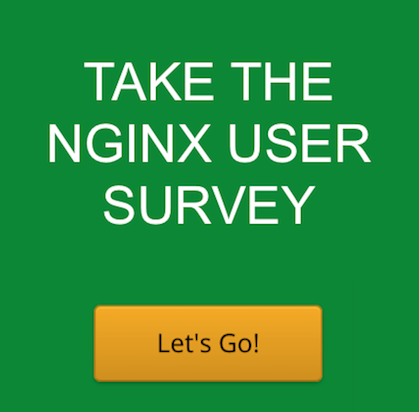 Take the NGINX User Survey 2015