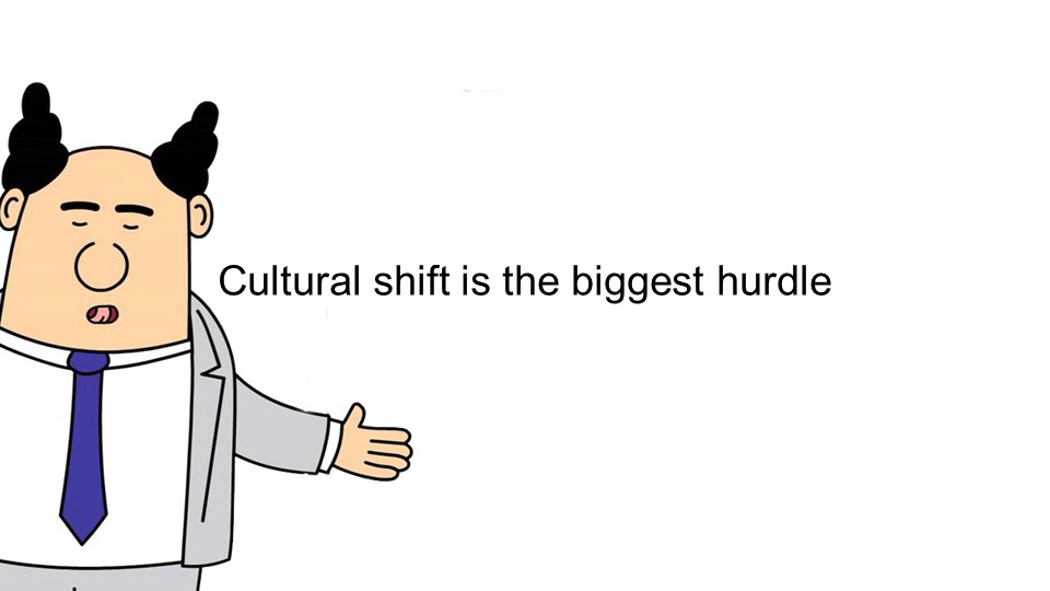 A cultural shift is the biggest hurdle [presentation by Gus Robertson of NGINX at nginx.conf 2016]